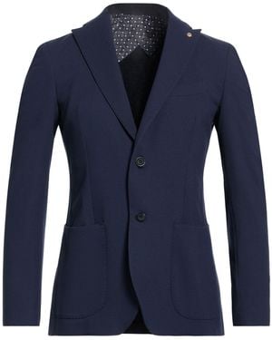 Barbati Blazer Polyester, Viscose, Elastane - Blue