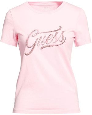 Guess T-Shirt Cotton - Pink