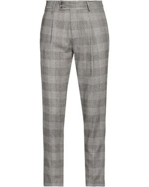 Havana & Co. Taupe Pants Virgin Wool, Acrylic, Polyamide, Cashmere - Gray