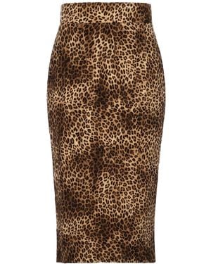 Tagliatore Midi Skirt Cotton - Natural