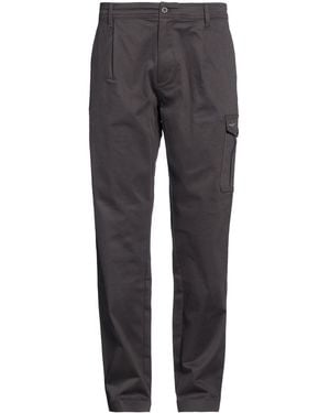 Alpha Studio Charcoal Pants Cotton, Elastane - Gray