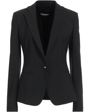 Dondup Blazer Polyester, Virgin Wool, Elastane - Black
