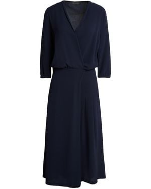 Soallure Maxi Dress Polyester, Elastane - Blue