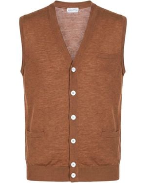 Ballantyne Cardigan - Brown