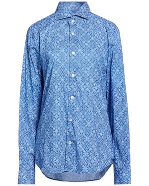 Fedeli Shirt Cotton, Elastane - Blue