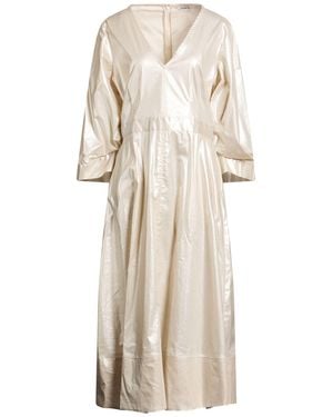 Caliban Midi Dress Cotton, Polyurethane, Elastane - Natural