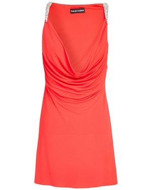David Koma Mini Dress Polyester, Elastane - Red