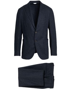 Boglioli Midnight Suit Virgin Wool, Polyamide, Silk, Polyester, Elastane - Blue