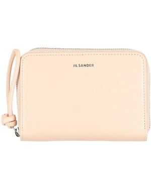 Jil Sander Wallet Leather - Natural