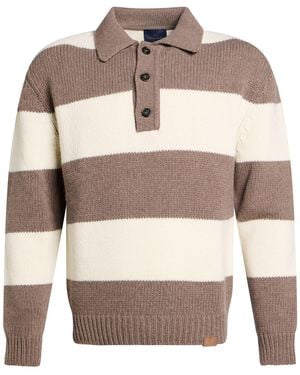 Paul & Shark Taupe Jumper Wool, Nylon - Grey