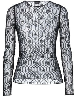 Elisabetta Franchi Top Polyamide - Black