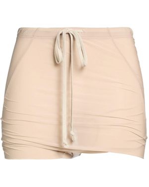 Rick Owens Shorts & Bermuda Shorts Cupro, Elastane - Natural