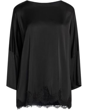 Pink Memories Top Viscose, Elastane, Cotton, Polyamide - Black