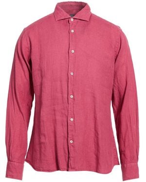 Fedeli Garnet Shirt Linen - Orange