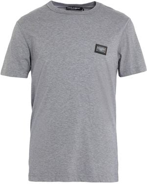Dolce & Gabbana T-Shirt Cotton - Grey