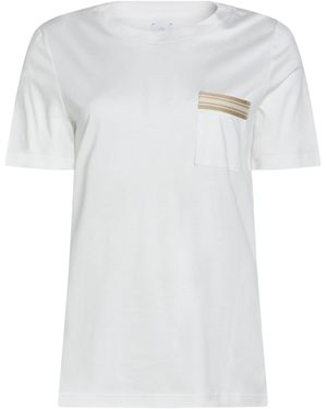 Eleventy T-Shirt Lyocell, Cotton - White