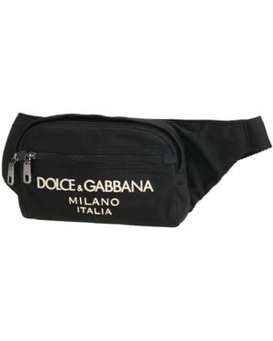 Dolce & Gabbana Belt Bag Textile Fibers - Black