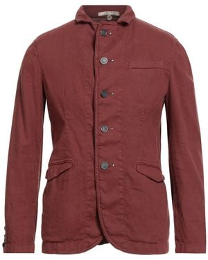 Messagerie Patrizio Piscaglia Jacket Hemp, Cotton, Elastane - Red