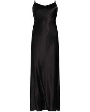 Roberto Collina Maxi-Kleid - Schwarz