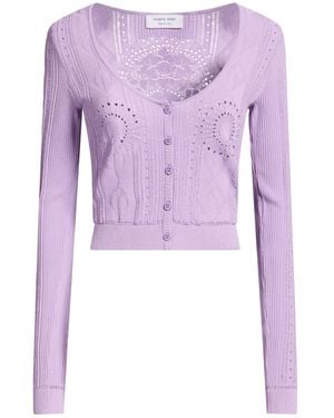 Marine Serre Cardigan - Purple
