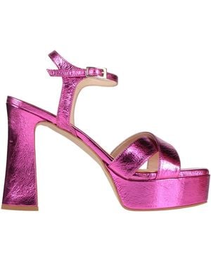GIO PALMA Fuchsia Sandals Synthetic Material - Pink