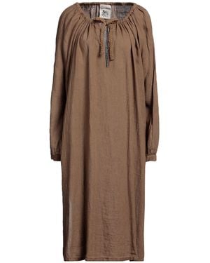 Semicouture Midi Dress - Brown