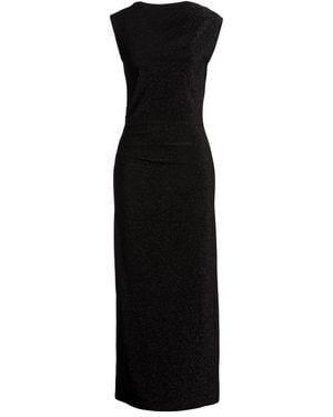 Ottod'Ame Maxi Dress Viscose, Polyester, Nylon, Elastane - Black