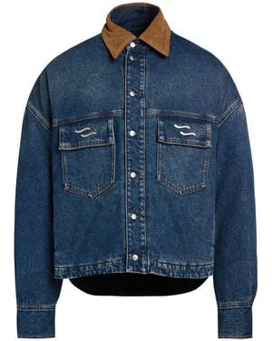 Ssheena Denim Outerwear Cotton - Blue