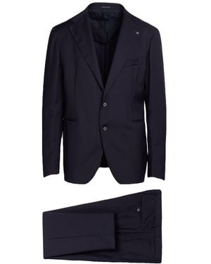 Tagliatore Suit Super 110S Wool, Elastane - Blue