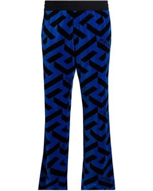 Versace Bright Pants Cotton - Blue