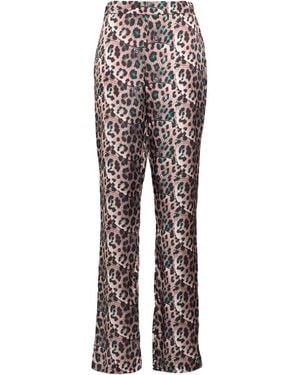 Gaelle Paris Trousers Polyester - Brown