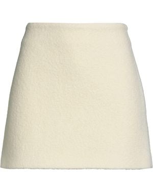 MSGM Mini Skirt Virgin Wool - Natural