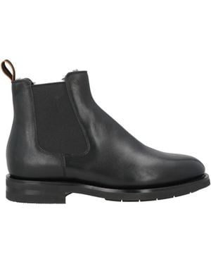 Santoni Ankle Boots Leather - Black