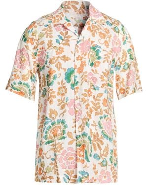 120% Lino Shirt Linen - White
