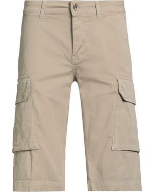 Brian Dales Shorts & Bermuda Shorts Cotton, Elastane - Natural