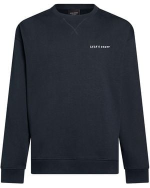 Lyle & Scott Sweatshirt Cotton, Elastane - Blue