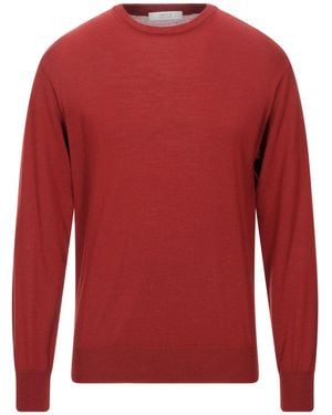 Vneck Pullover - Rot