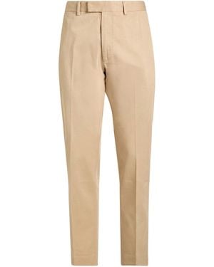 Tom Ford Sand Trousers Cotton, Elastane - Natural