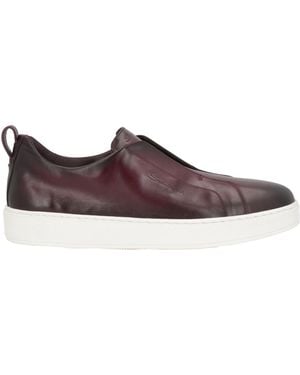 Santoni Sneakers Leather - Brown