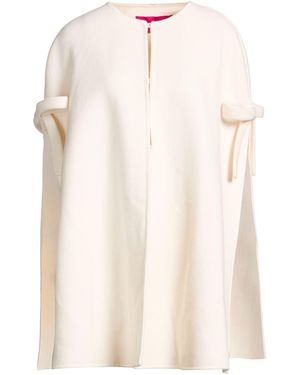 Valentino Garavani Cape Virgin Wool, Polyamide - White