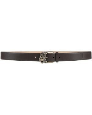 Tod's Dark Belt Leather - White