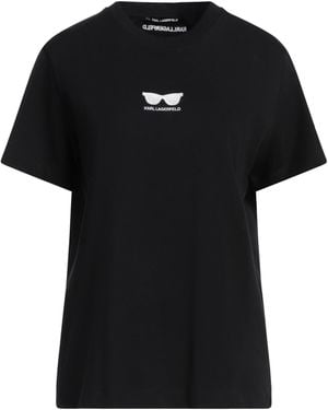KARL LAGERFELD T-Shirt Organic Cotton - Black