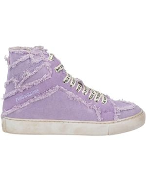 Zadig & Voltaire Mauve Sneakers Cotton - Purple