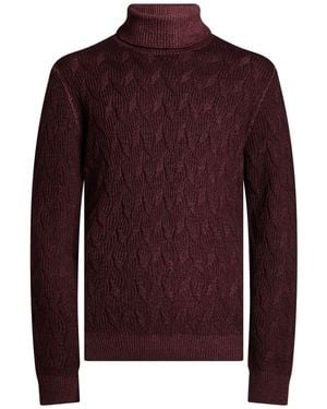 Mauro Ottaviani Turtleneck Merino Wool - Purple