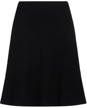 ANNA V BERG Midi Skirt Merino Wool, Cashmere - Black