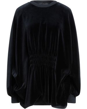 Alberta Ferretti Midnight Sweatshirt Cotton, Polyester, Elastane - Black