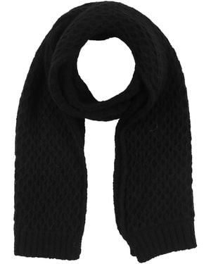 Moorer Scarf Acrylic, Wool, Polyamide, Polyester - Black
