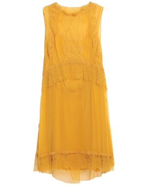 Alberta Ferretti Midi-Kleid - Gelb