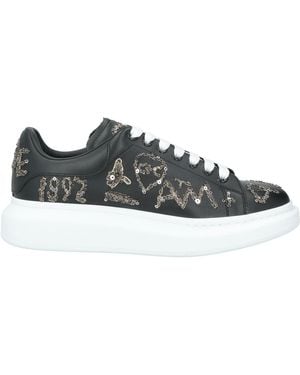 McQueen Trainers Leather - Black