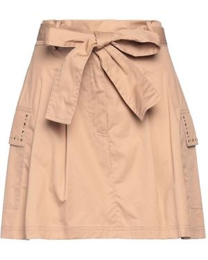 Shirtaporter Mini Skirt - Natural